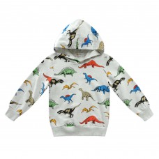 CM-Kid Boys Dinosaur Sweatshirts Hoodie Casual Long Sleeve Tops
