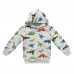 CM-Kid Boys Dinosaur Sweatshirts Hoodie Casual Long Sleeve Tops