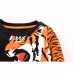 CM-Kid Boy Tiger Sweatshirt Long Sleeve Shirt Crewneck Top Tee