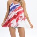 4th of July Shirt American Flag Casual Sleeveless T Shirt for Women Tank Top